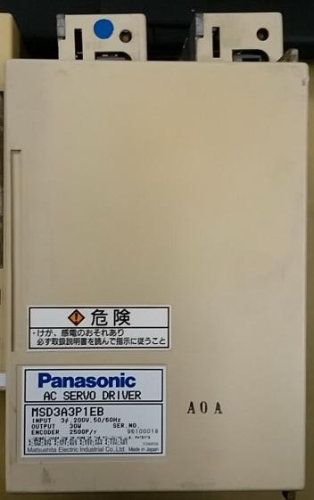 1PC USED PANASONIC AC SERVO DRIVER MSD3A3P1EB FREE EXPEDITED SHIPPING