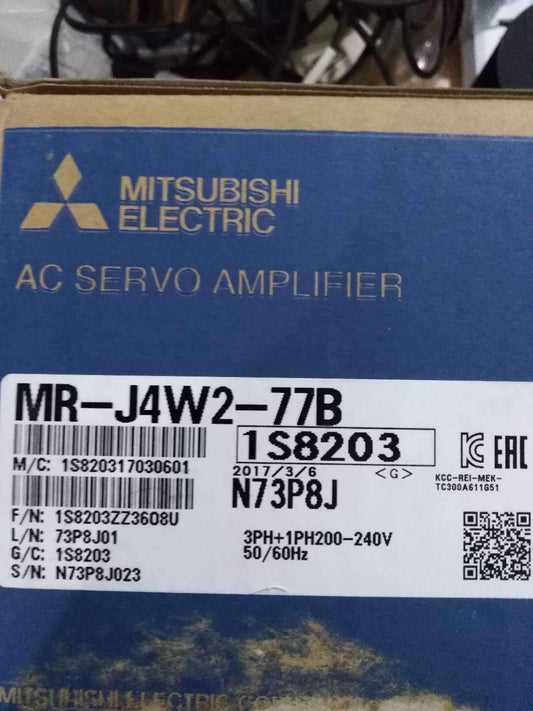 1PC NEW MITSUBISHI AC SERVO DRIVER MR-J4W2-77B MRJ4W277B FREE EXPEDITED SHIPPING