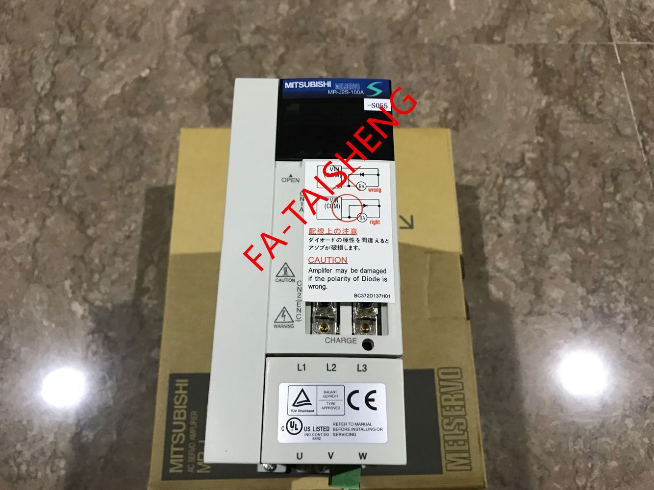 NEW MITSUBISHI AC SERVO DRIVER MR-J2S-100A-S055 FREE EXPEDITED SHIPPING