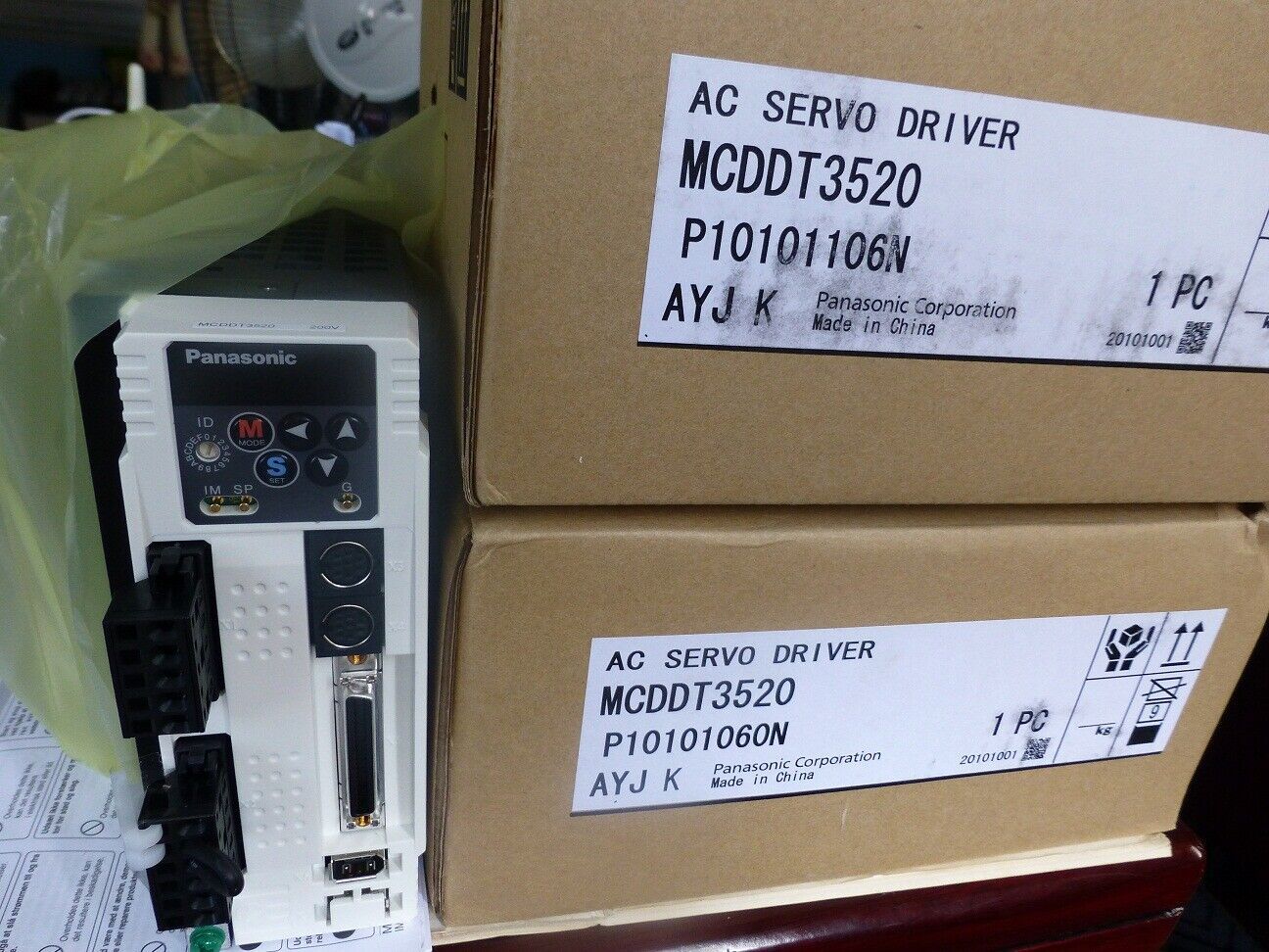 NEW ORIGINAL 1PC PANASONIC AC SERVO DRIVER MCDDT3520 FREE EXPEDITED SHIPPING