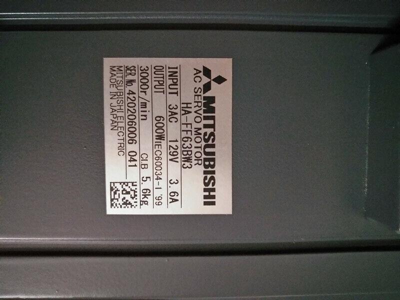 MITSUBISHI AC SERVO MOTOR HA-FF63BW3 HAFF63BW3 NEW FREE EXPEDITED SHIPPING