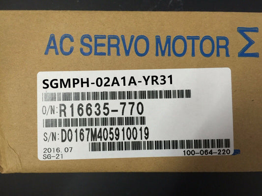 1PC YASKAWA AC SERVO MOTOR SGMPH-02A1A-YR31 NEW ORIGINAL FREE EXPEDITED SHIPPING