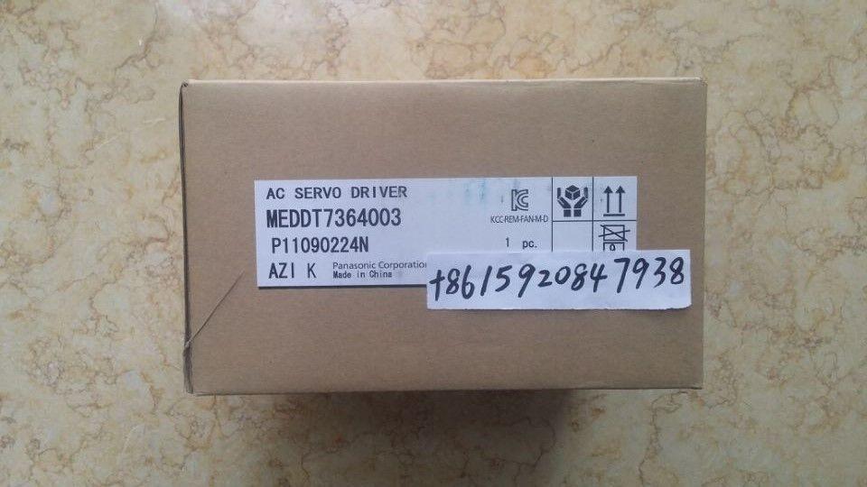 NEW ORIGINAL 1PC PANASONIC AC SERVO DRIVER MEDDT7364003 FREE EXPEDITED SHIPPING