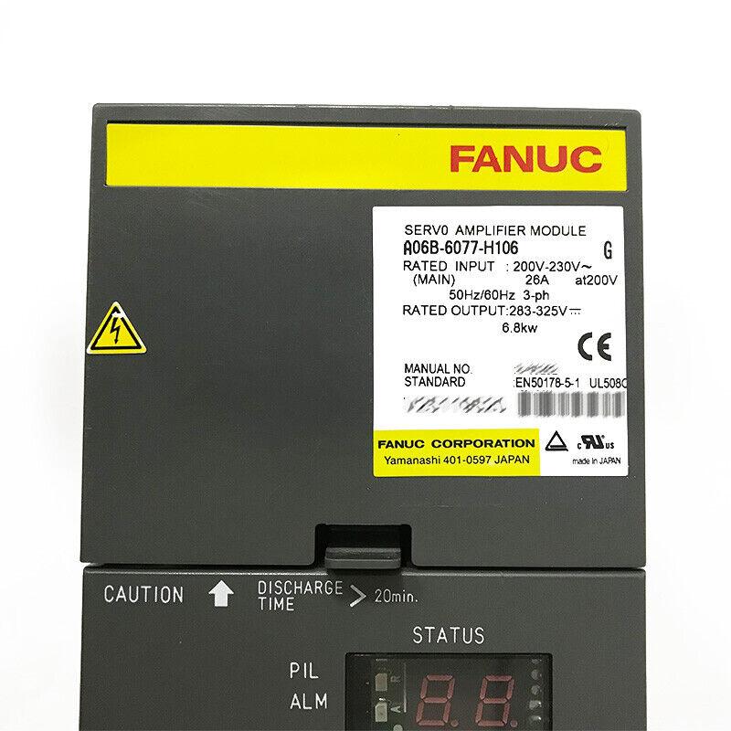 USED FANUC POWER SUPPLY MODULE A06B-6077-H106 FREE EXPEDITED SHIPPING