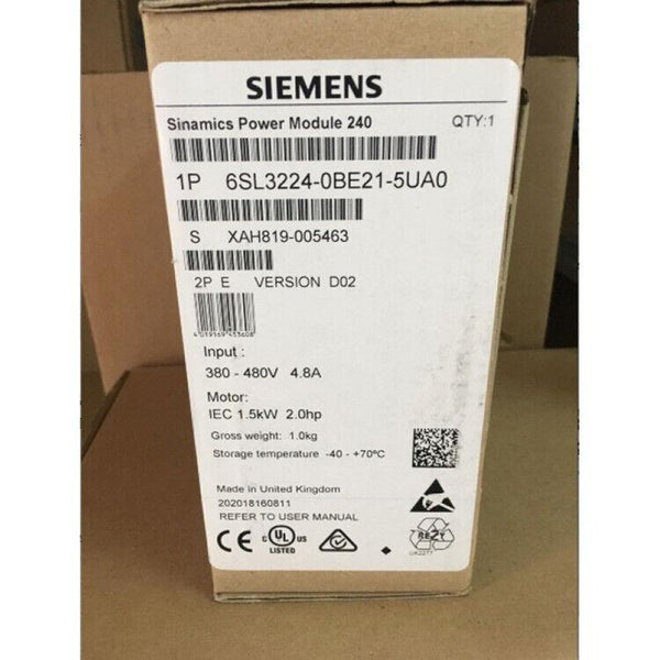 1PC NEW SIEMENS 6SL3224-0BE21-5UA0 INVERTER 6SL32240BE215UA0 EXPEDITED SHIPPING