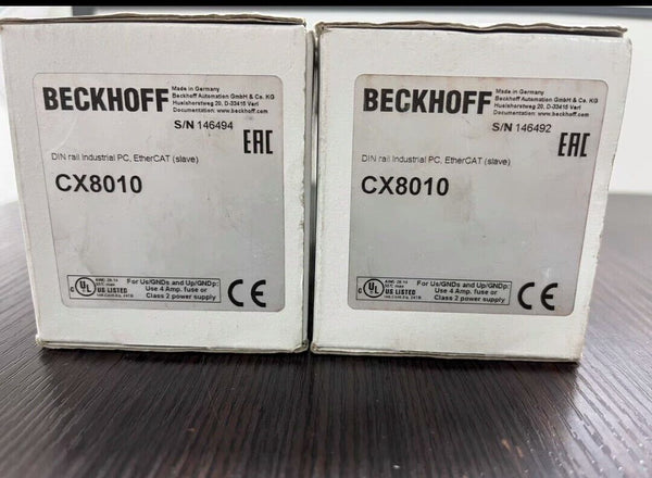 NEW BECKHOFF CX8010 ETHERCAT MODULE CX8010 EXPEDITED SHIPPING