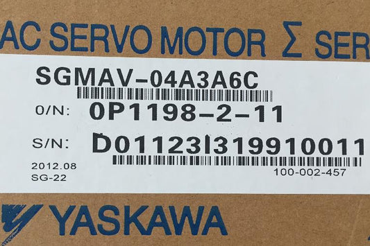 YASKAWA AC SERVO MOTOR SGMAV-04A3A6C NEW ORIGINAL FREE EXPEDITED SHIPPING