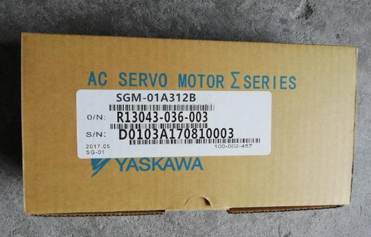 1PC YASKAWA AC SERVO MOTOR SGM-01A312B NEW ORIGINAL FREE EXPEDITED SHIPPING