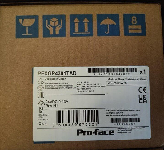 NEW ORIGINAL PROFACE PFXGP4301TAD TOUCH SCREEN GP-4301T  EXPEDITED SHIPPING