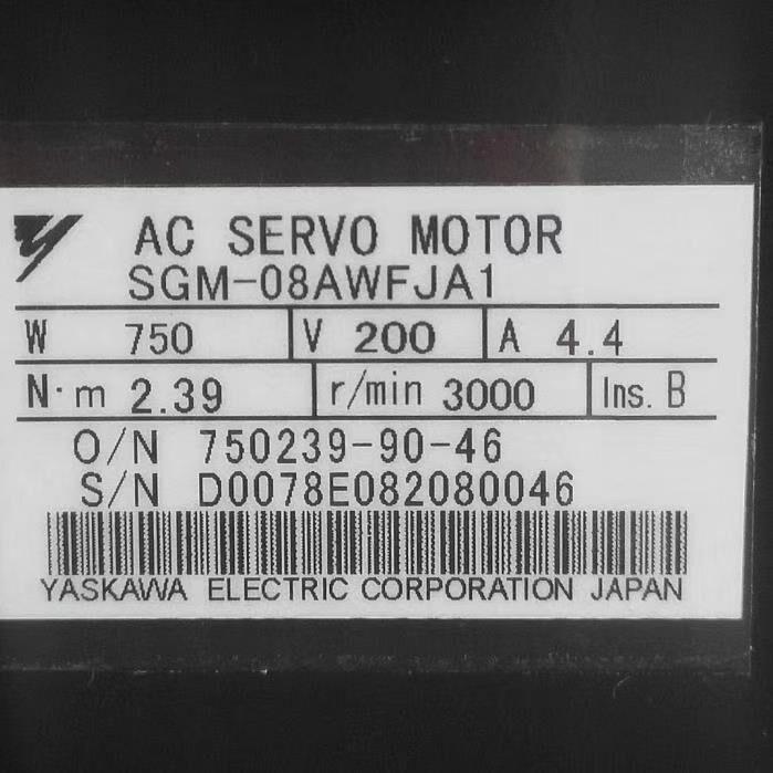 New In Box YASKAWA SGM-08AWFJA1 AC SERVO MOTOR SGM08AWFJA1 Expedited Shipping