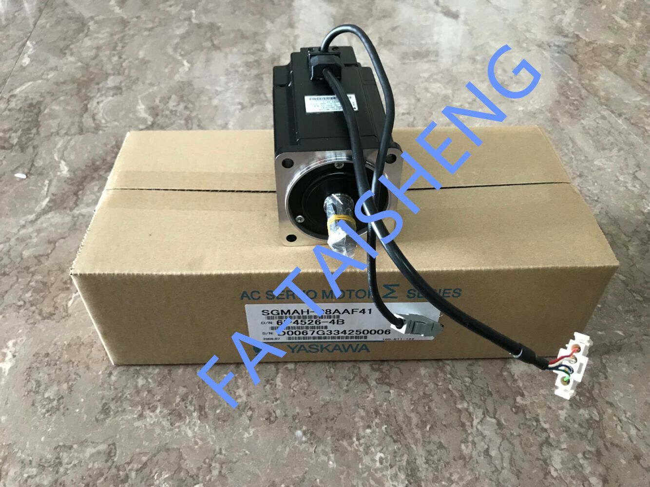 NEW YASKAWA AC SERVO MOTOR SGMAH-08AAF41 SGMAH08AAF41 FREE EXPEDITED SHIPPING