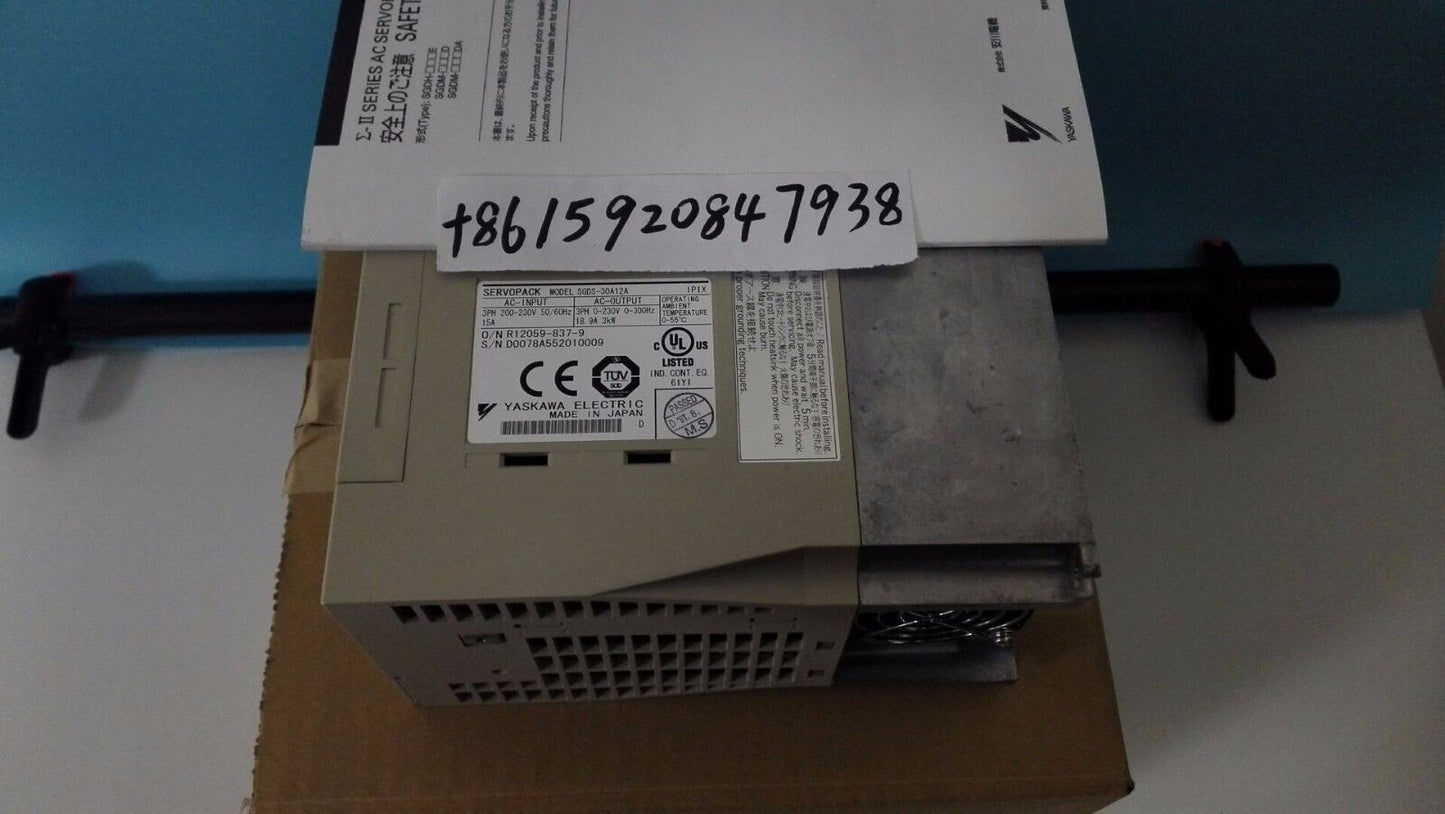 1PC NEW ORIGINAL YASKAWA AC SERVO DRIVER SGDS-30A12A SGDS30A12A FREE SHIPPING