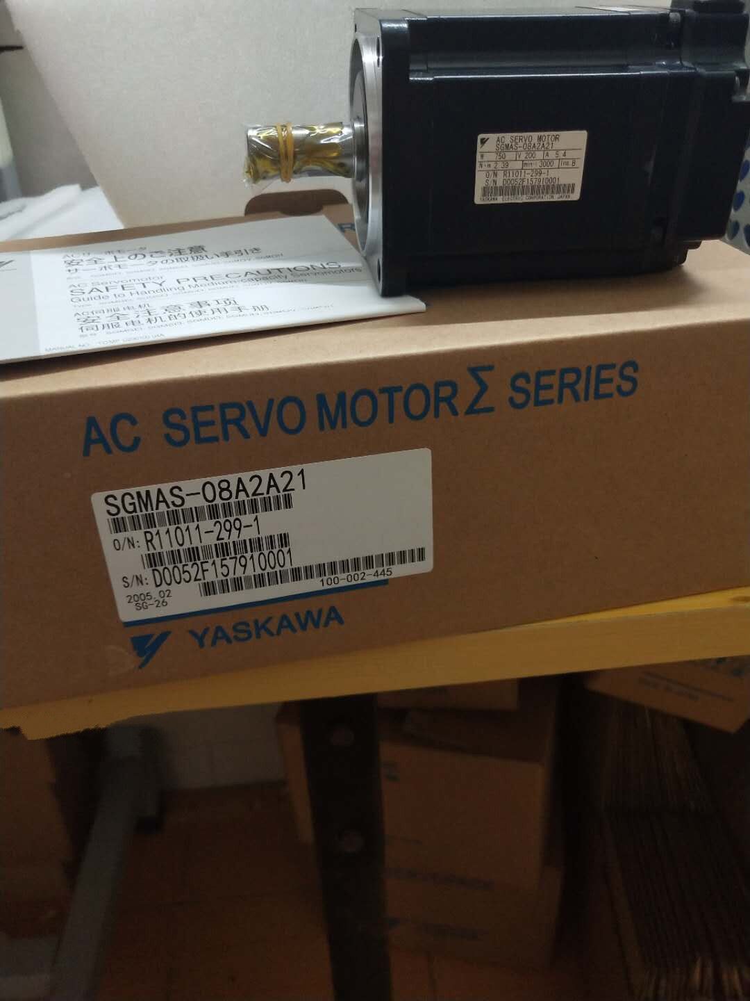 1PC YASKAWA AC SERVO MOTOR SGMAS-08A2A21 NEW FREE EXPEDITED SHIPPING