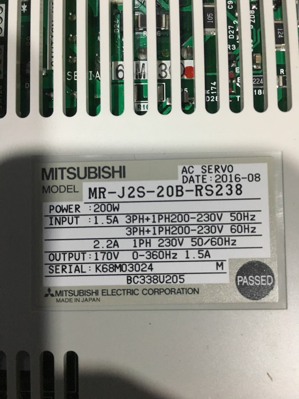 NEW MITSUBISHI AC SERVO DRIVER MR-J2S-20B-RS238 FREE EXPEDITED SHIPPING