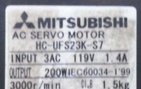 MITSUBISHI AC SERVO MOTOR HC-UFS23K-S7 NEW ORIGINAL FREE EXPEDITE SHIPPING