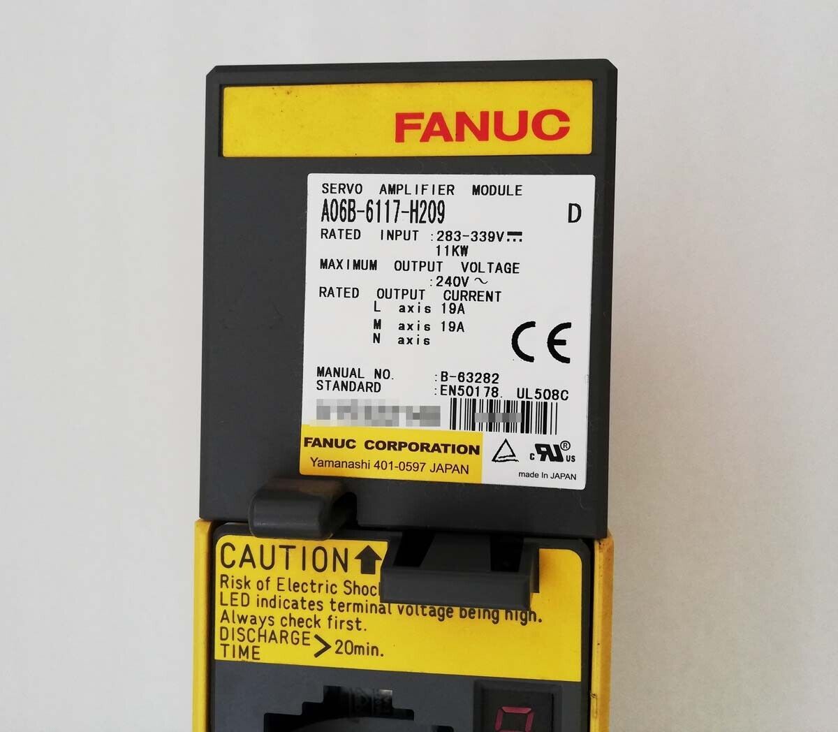 USED FANUC SERVO AMPLIFIER A06B-6117-H209 A06B6117H209 FREE EXPEDITED SHIPPING