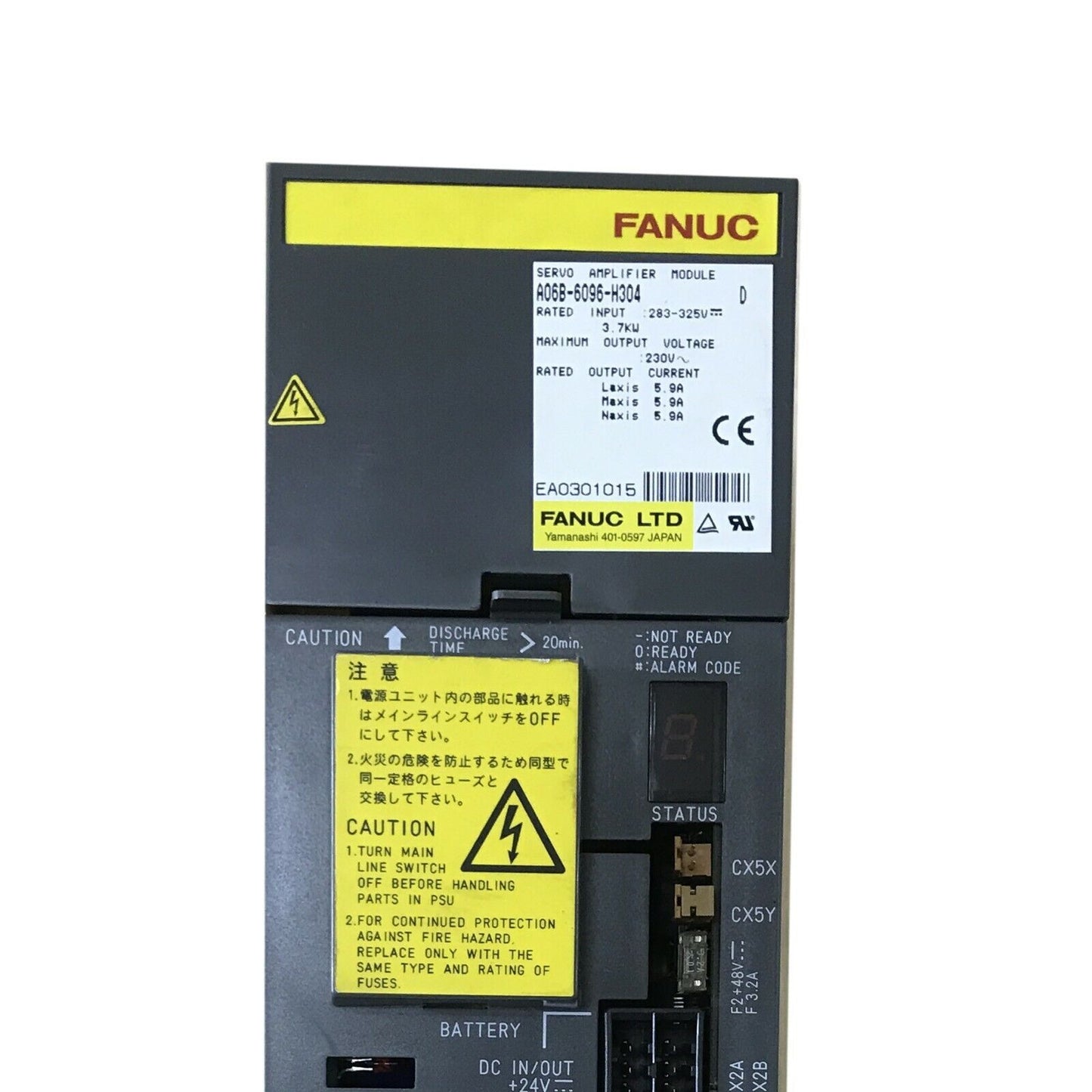 NEW FANUC SERVO AMPLIFIER A06B-6096-H304 A06B6096H304 FREE EXPEDITED SHIPPING