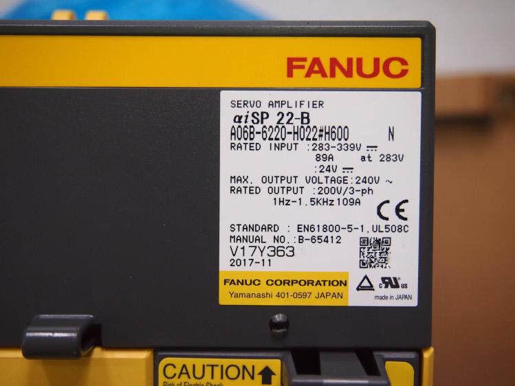 NEW FANUC SERVO AMPLIFIER A06B-6220-H022#H600 FREE EXPEDITED SHIPPING