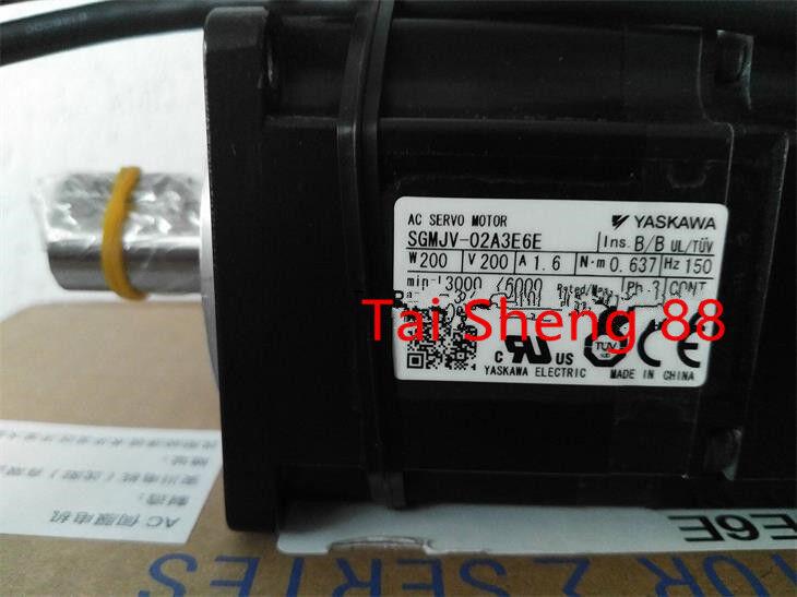 1PC YASKAWA AC SERVO MOTOR SGMJV-02A3E6E  NEW ORIGINAL FREE EXPEDITED SHIPPING