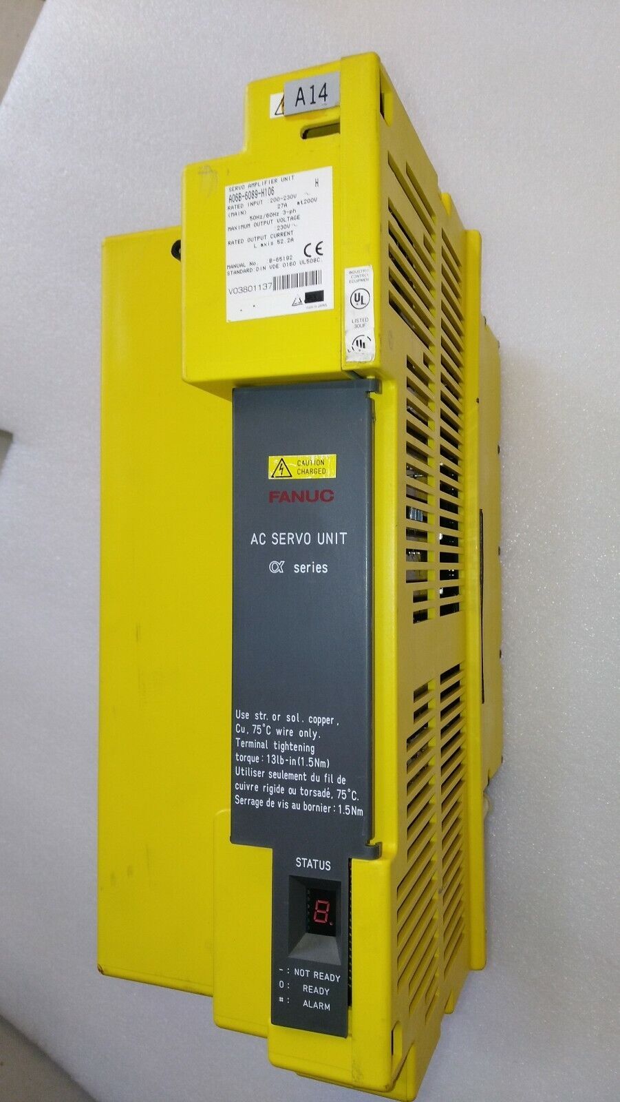 USED FANUC SERVO AMPLIFIER UNIT A06B-6089-H106 FREE EXPEDITED SHIPPING