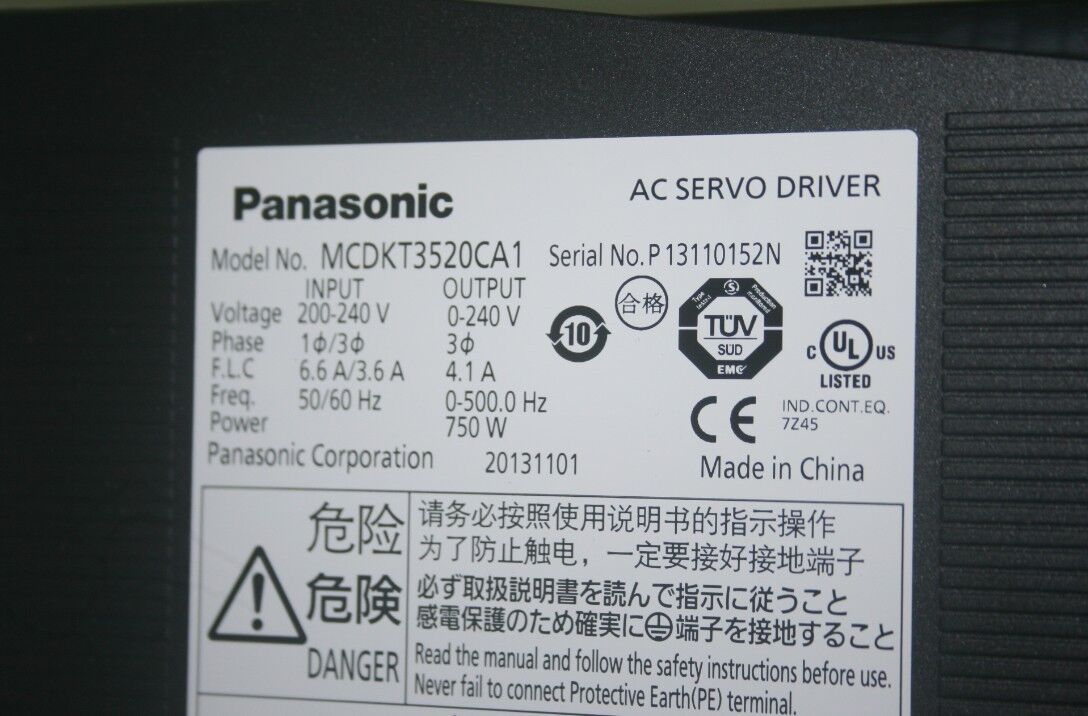 1PC PANASONIC AC SERVO DRIVER MCDKT3520CA1 NEW ORIGINAL FREE EXPEDITED SHIPPING