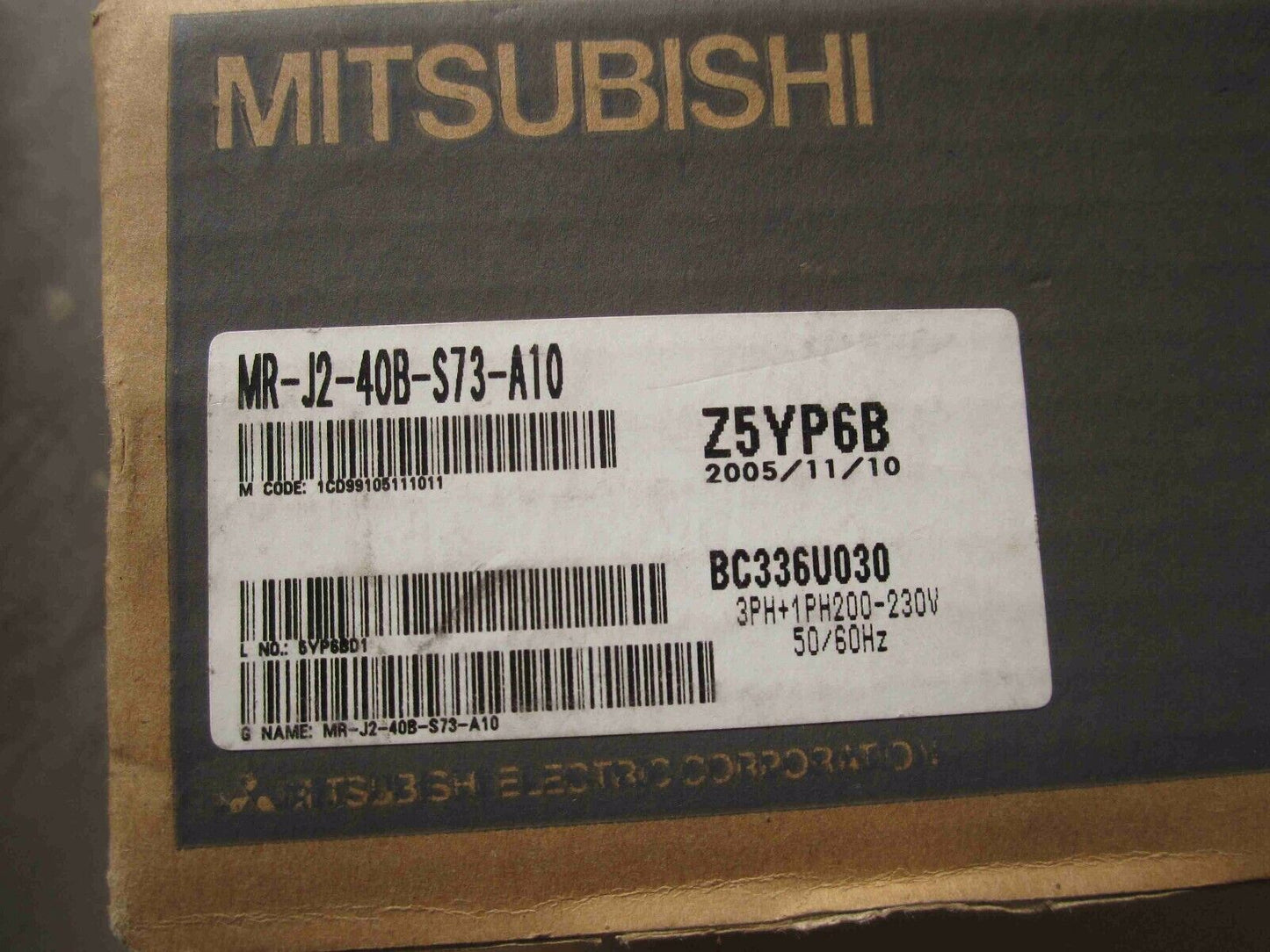 1PC MITSUBISHI AC SERVO DRIVER MR-J2-40B-S73-A10 NEW FREE EXPEDITED SHIP