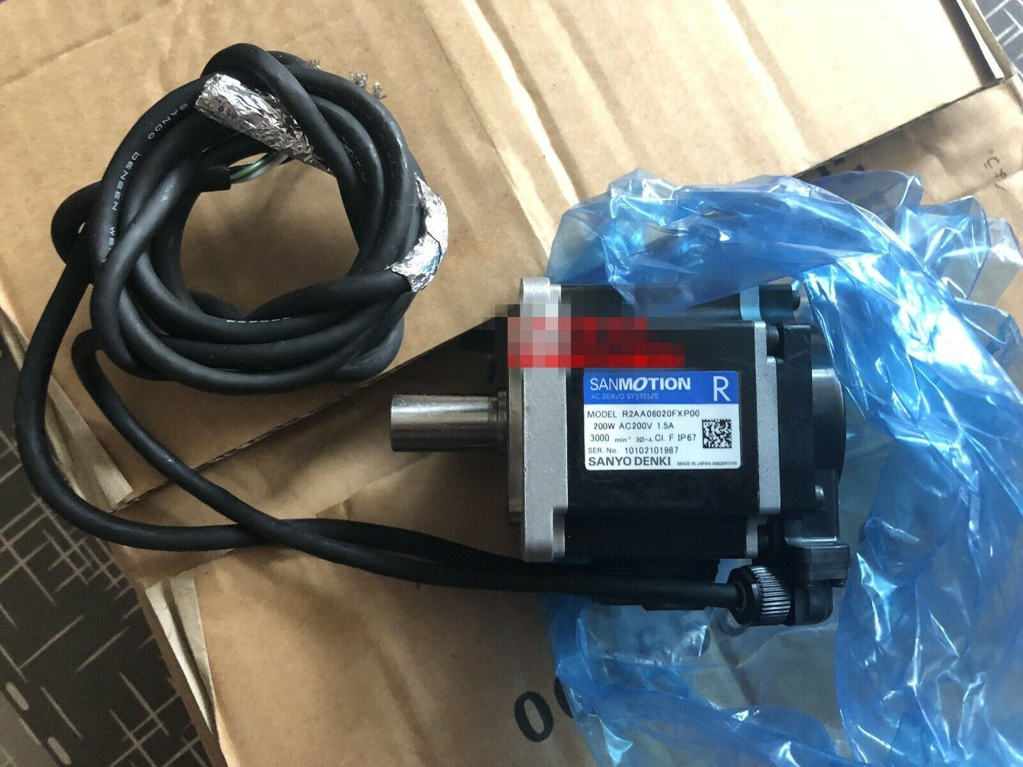 SANYO DENKI SERVO MOTOR R2AA06020FXP00 NEW ORIGINAL FREE EXPEDITED SHIPPING