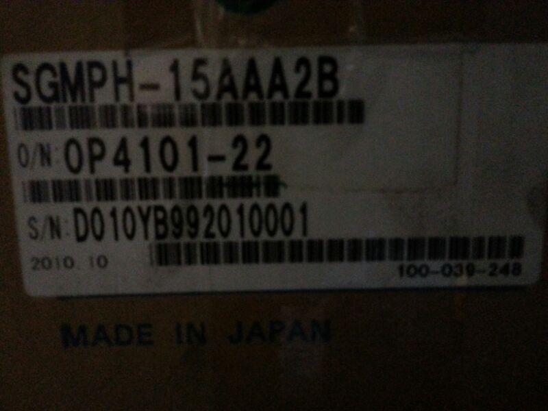 NEW ORIGINAL YASKAWA AC SERVO MOTOR SGMPH-15AAA2B FREE EXPEDITED SHIPPING