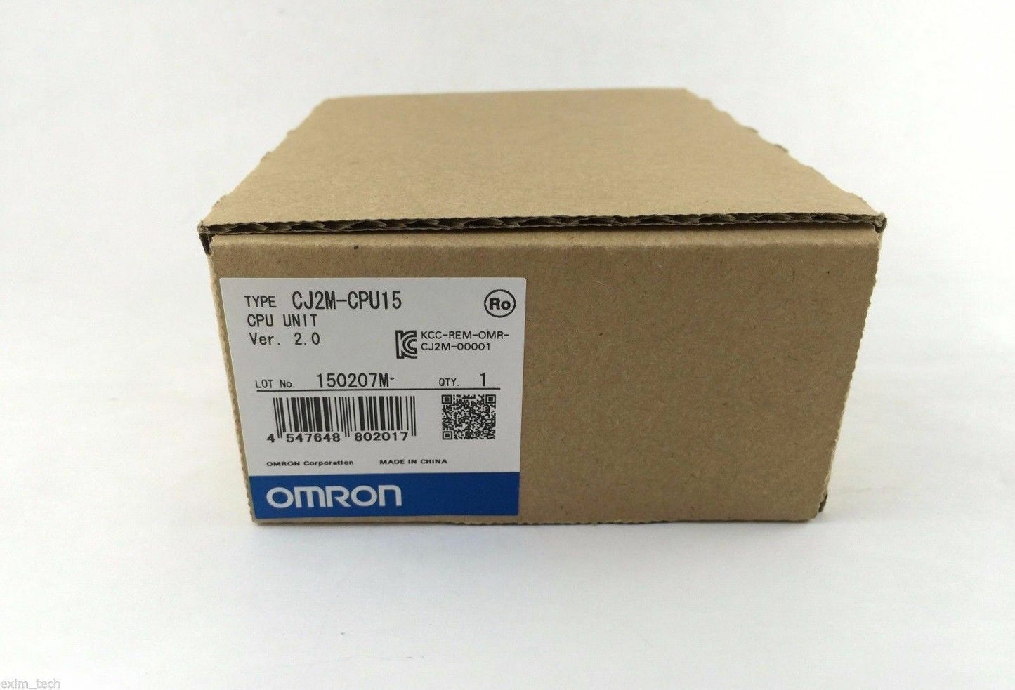 1PC Omron CPU UNIT CJ2M-CPU15 CJ2MCPU15 Free Expedited Shipping