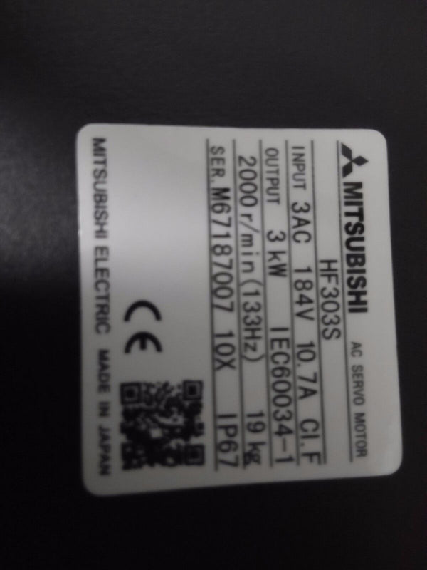 1PC MITSUBISHI HF303S WITHOUT ENCODER AC SERVO MOTOR NEW ORIGINAL FREE SHIPPING