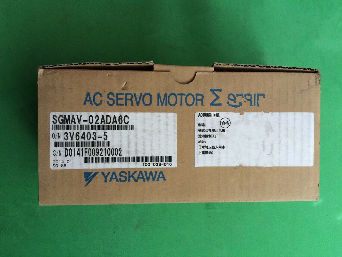 1PC YASKAWA AC SERVO MOTOR SGMAV-02ADA6C NEW ORIGINAL FREE EXPEDITED SHIPPING