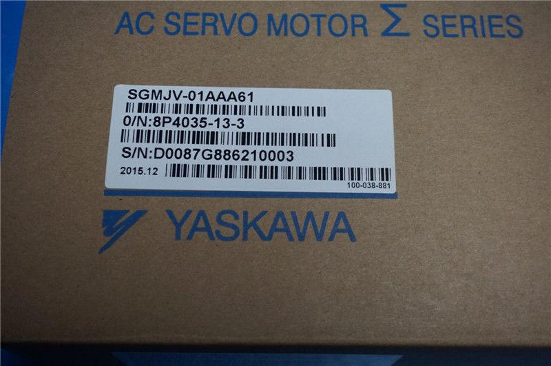 YASKAWA AC SERVO MOTOR SGMJV-01AAA61 SGMJV01AAA61 NEW FREE EXPEDITED SHIPPING