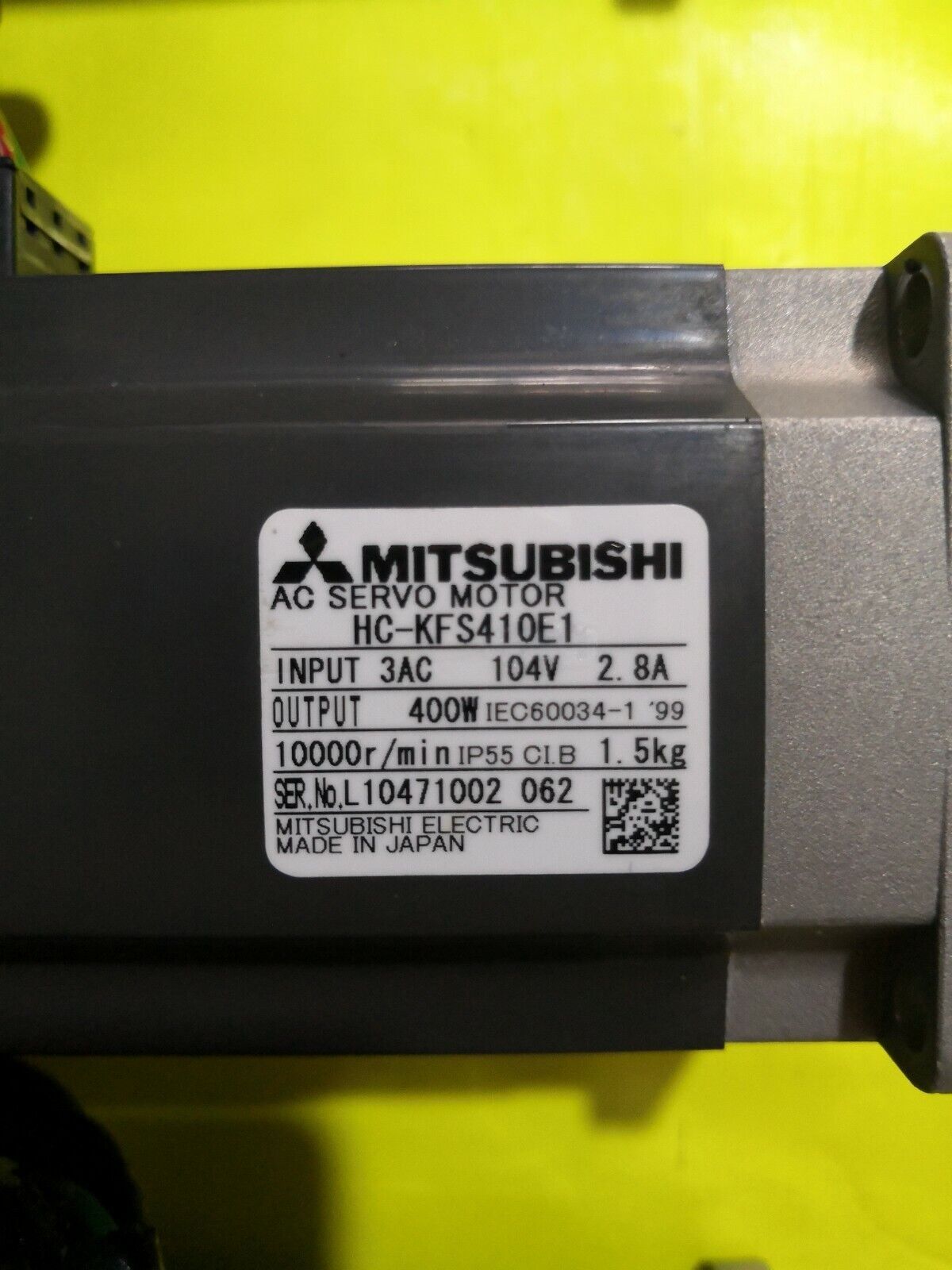 MITSUBISHI AC SERVO MOTOR HC-KFS410E1  HCKFS410E1 NEW FREE EXPEDITED SHIPPING