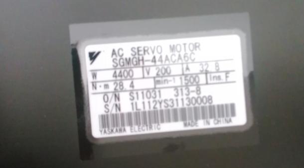 1PC YASKAWA AC SERVO MOTOR SGMGH-44ACA6C NEW ORIGINAL FREE EXPEDITED SHIPPING