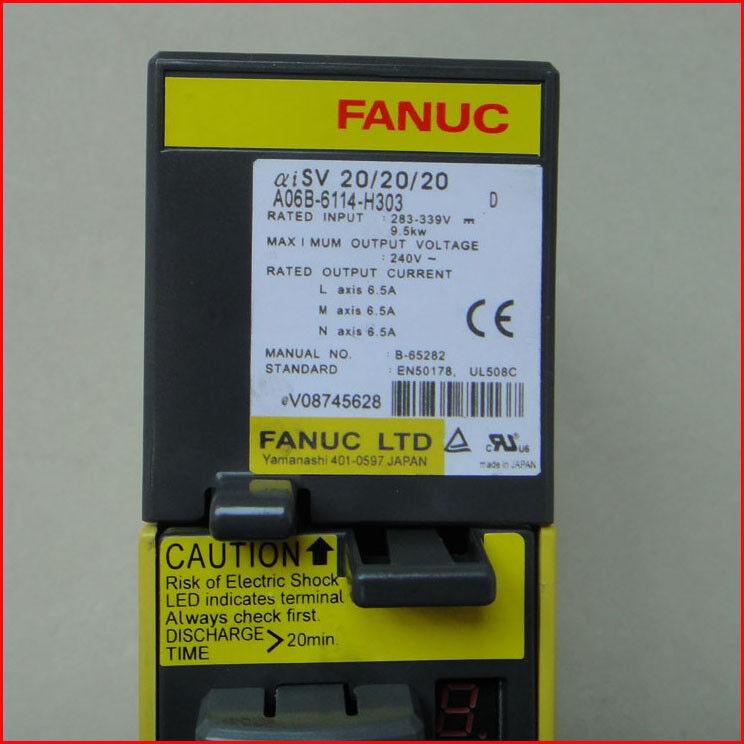 USED FANUC SERVO AMPLIFIER A06B-6114-H303 A06B6114H303 FREE EXPEDITED SHIPPING