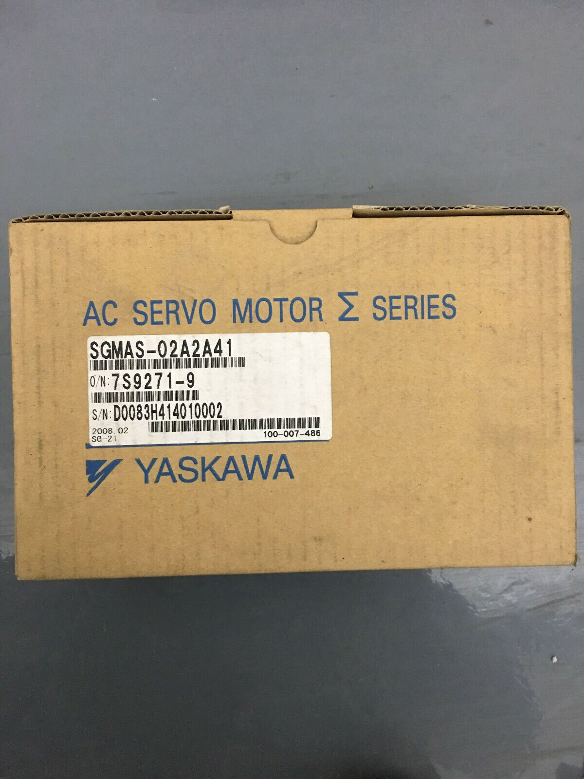 1PC YASKAWA AC SERVO MOTOR SGMAS-02A2A41 NEW ORIGINAL FREE EXPEDITED SHIPPING