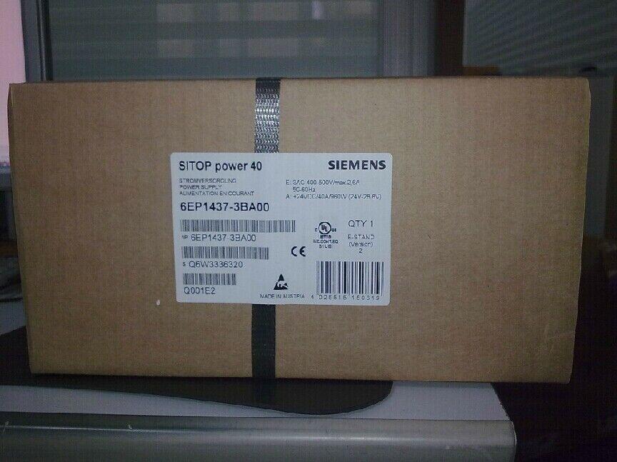 SIEMENS POWER SUPPLY 6EP1437-3BA00 6EP14373BA00 NEW EXPEDITED SHIPPING