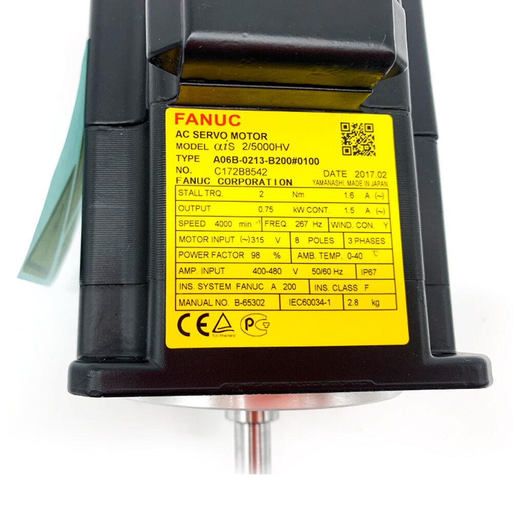 FANUC AC SERVO MOTOR A06B-0213-B200#0100 NEW ORIGINAL FREE EXPEDITED SHIPPING