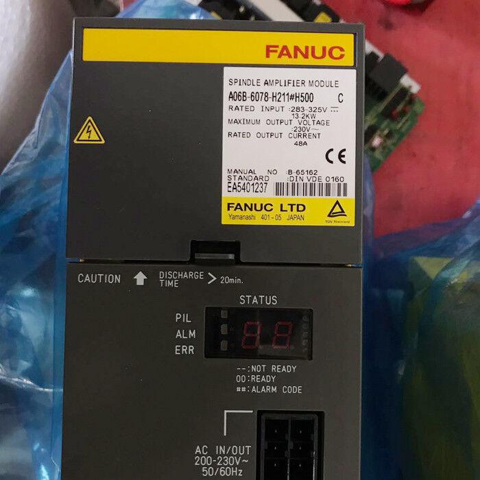 NEW FANUC SPINDLE AMPLIFIER MODULE A06B-6078-H211#H500 FREE EXPEDITED SHIPPING