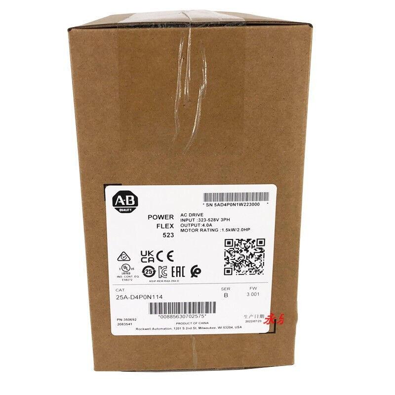 25A-D4P0N114 PowerFlex 523 1.5kW 2Hp AC Drive 25AD4P0N114 EXPEDITED SHIPPING