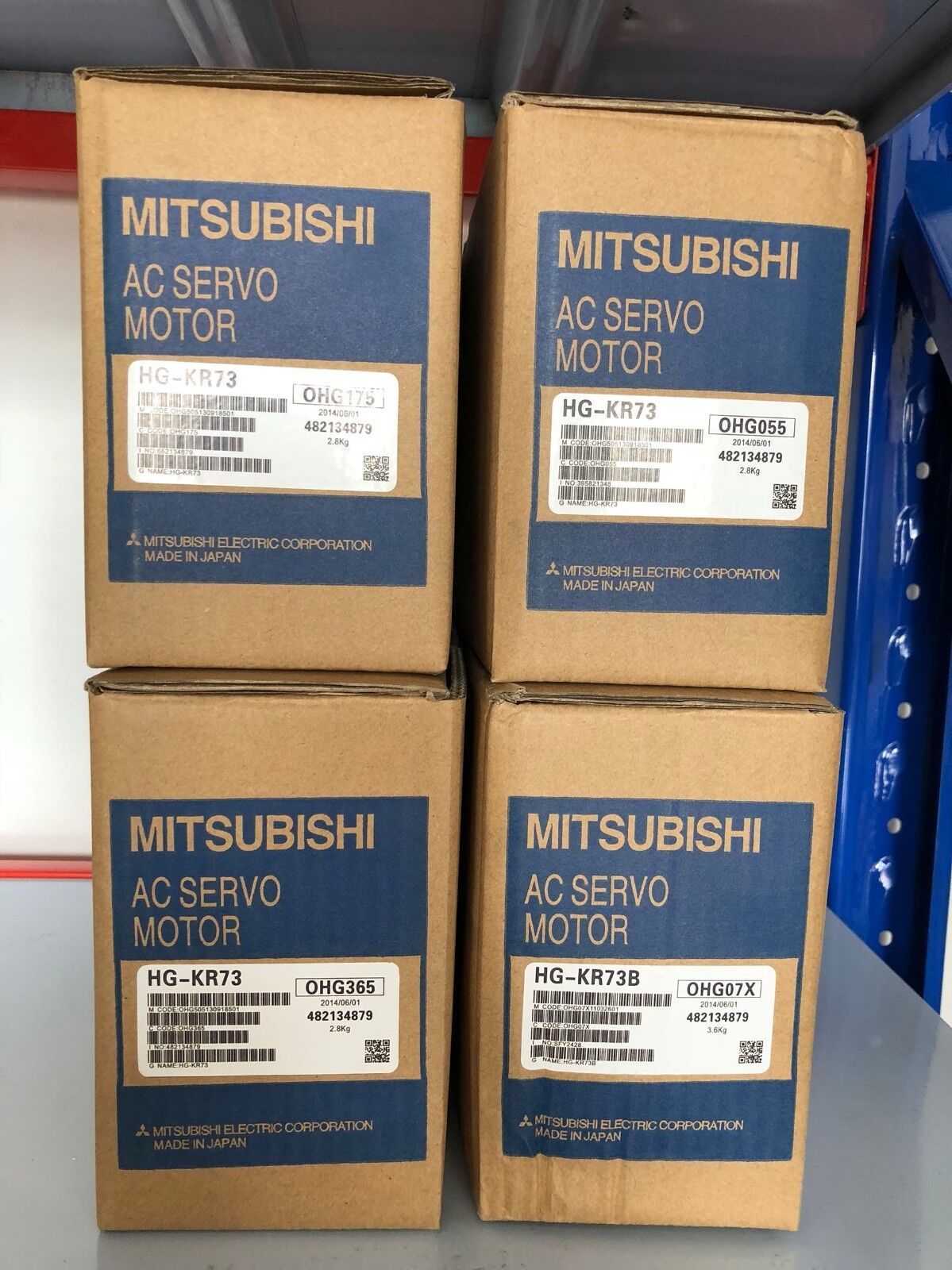 1PC NEW MITSUBISHI AC SERVO MOTOR HG-KR73B HGKR73B EXPEDITED SHIPPING