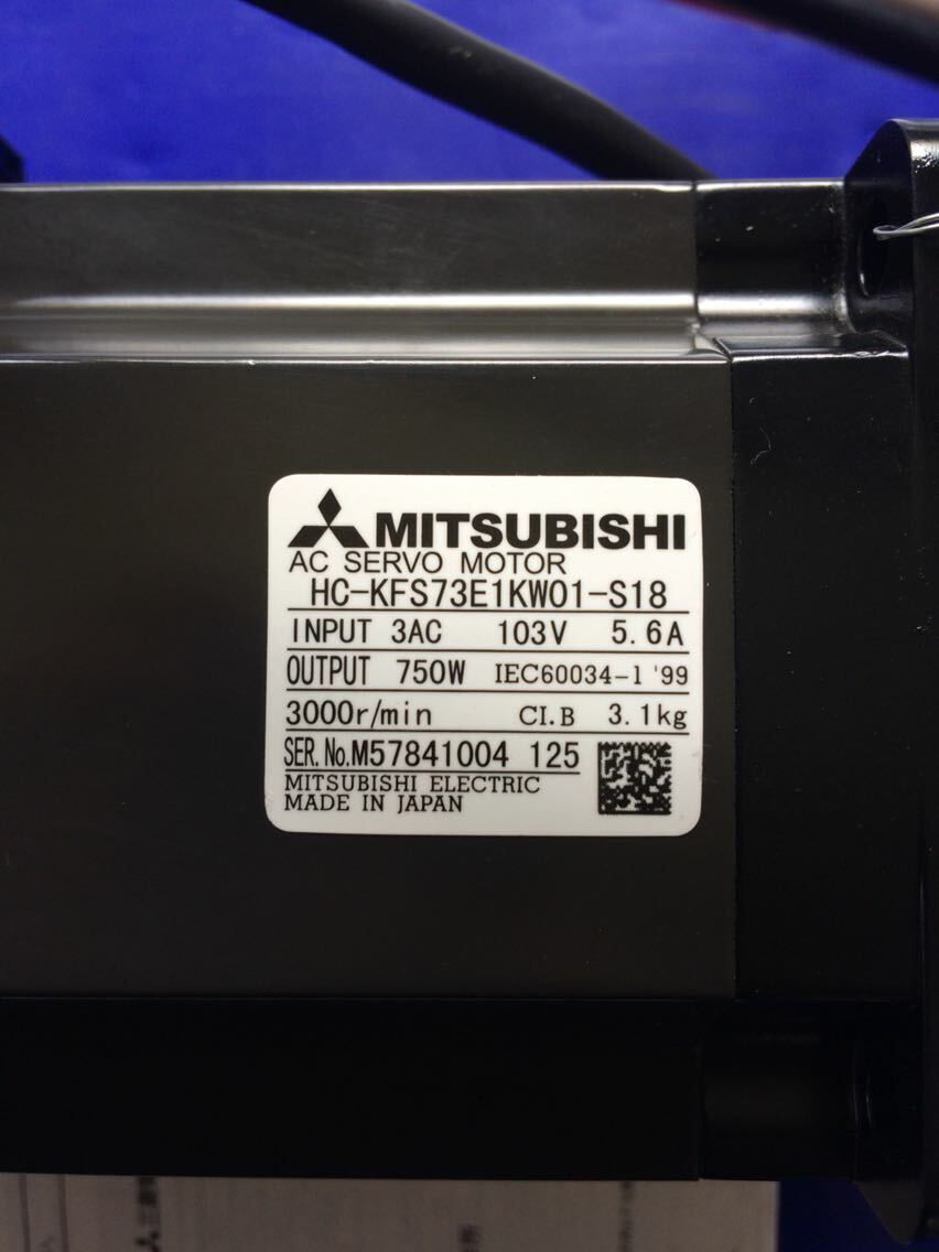 MITSUBISHI AC SERVO MOTOR HC-KFS73E1KW01-S18 NEW FREE EXPEDITED SHIPPING