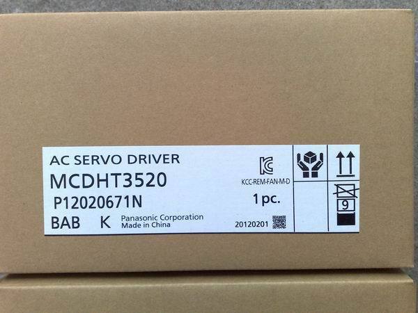 NEW ORIGINAL 1PC PANASONIC AC SERVO DRIVER MCDHT3520 FREE EXPEDITED SHIPPING