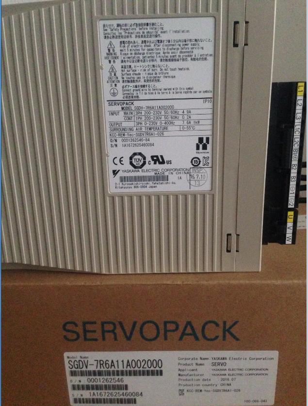 New Original Yaskawa Ac Servo Driver SGDV-7R6A11A SGDV-7R6A11A002000 Free Ship