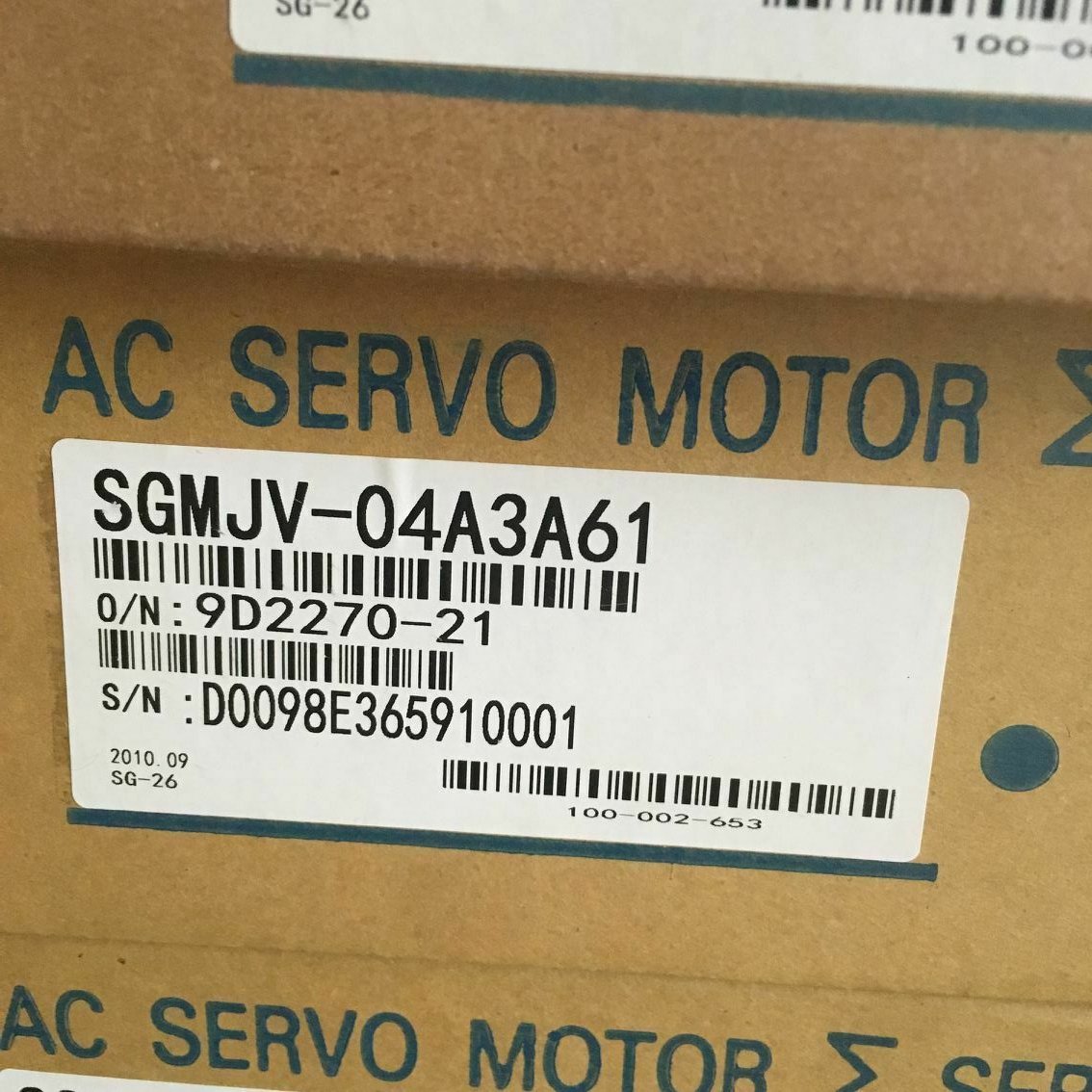 YASKAWA AC SERVO MOTOR SGMJV-04A3A61 SGMJV04A3A61 NEW FREE EXPEDITED SHIPPING