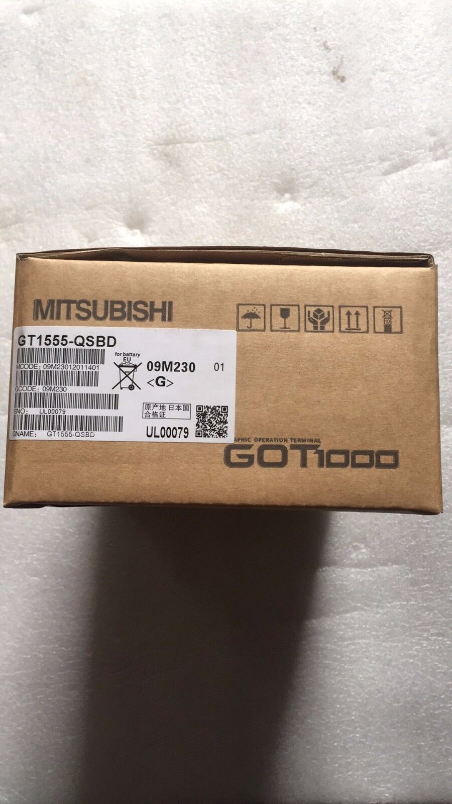 NEW ORIGINAL MITSUBISHI GT1555-QSBD TOUCH PANEL FREE EXPEDITED SHIPPING