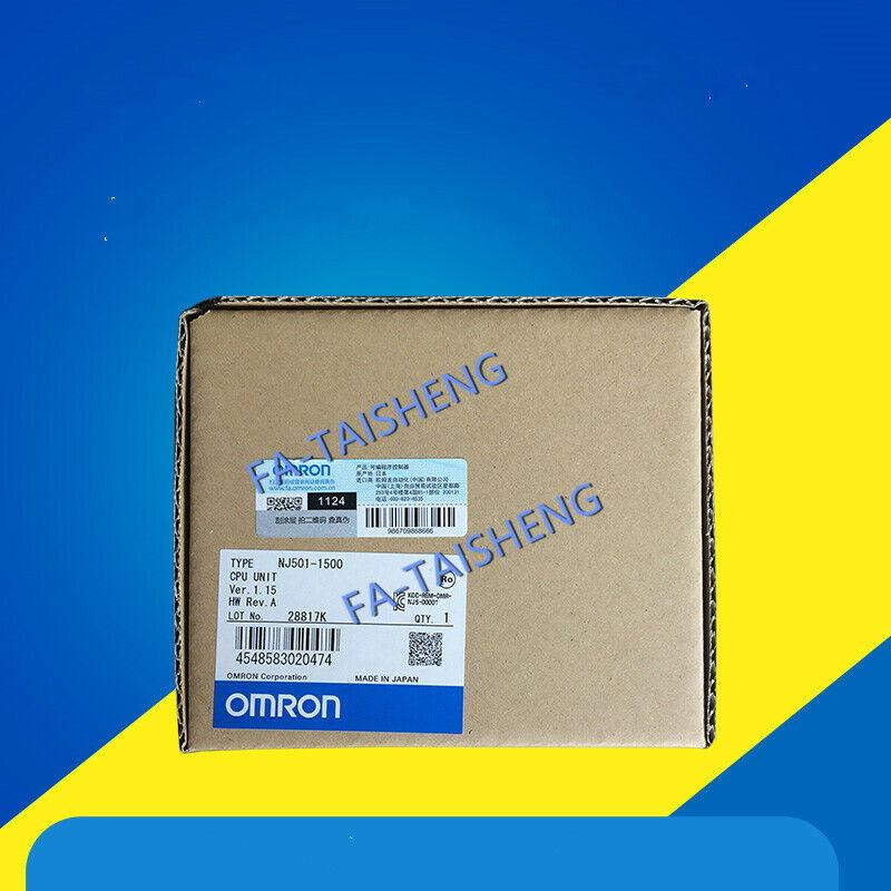 1PC Omron NJ501-1500 CPU UNIT NJ5011500 Expedited Shipping