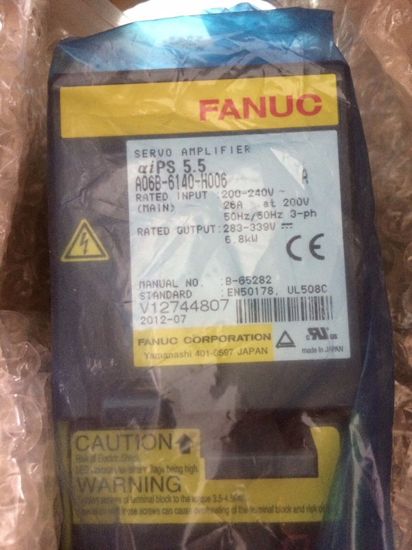 NEW ORIGINAL FANUC SERVO AMPLIFIER MODULE A06B-6140-H006 FREE EXPEDITED SHIPPING