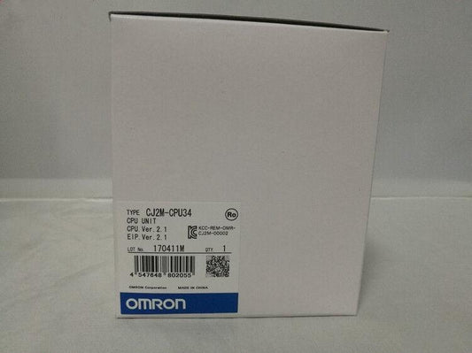 1PC NEW ORIGINAL OMRON CJ2M-CPU34 CPU UNIT CJ2MCPU34 EXPEDITED SHIPPING