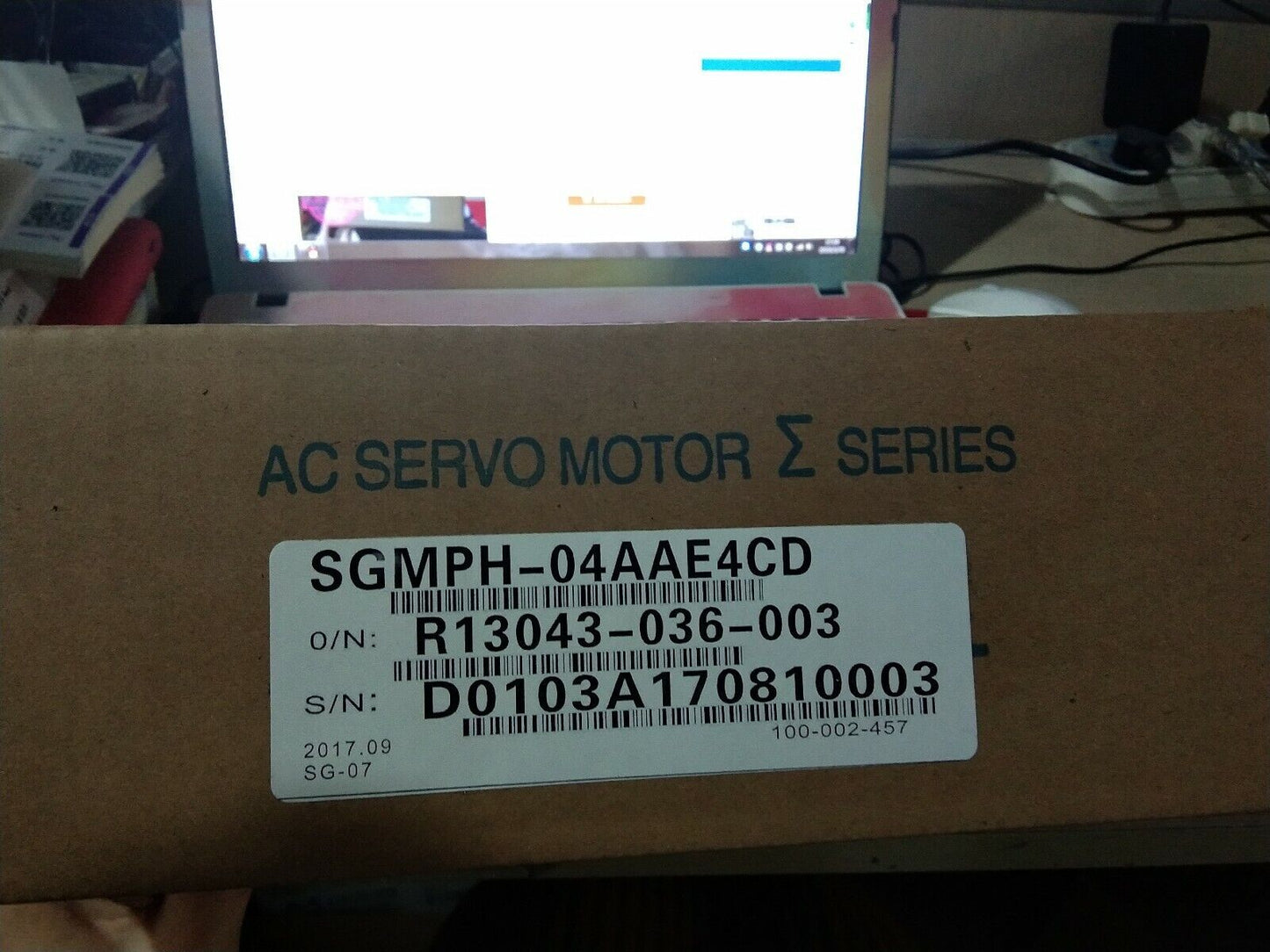 1PC YASKAWA AC SERVO MOTOR SGMPH-04AAE4CD NEW ORIGINAL FREE EXPEDITED SHIPPING